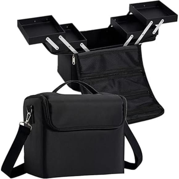 Soft Makeup Box, Large Makeup Organizer Case, Professional Nail Train Bag - Picture 7 of 7